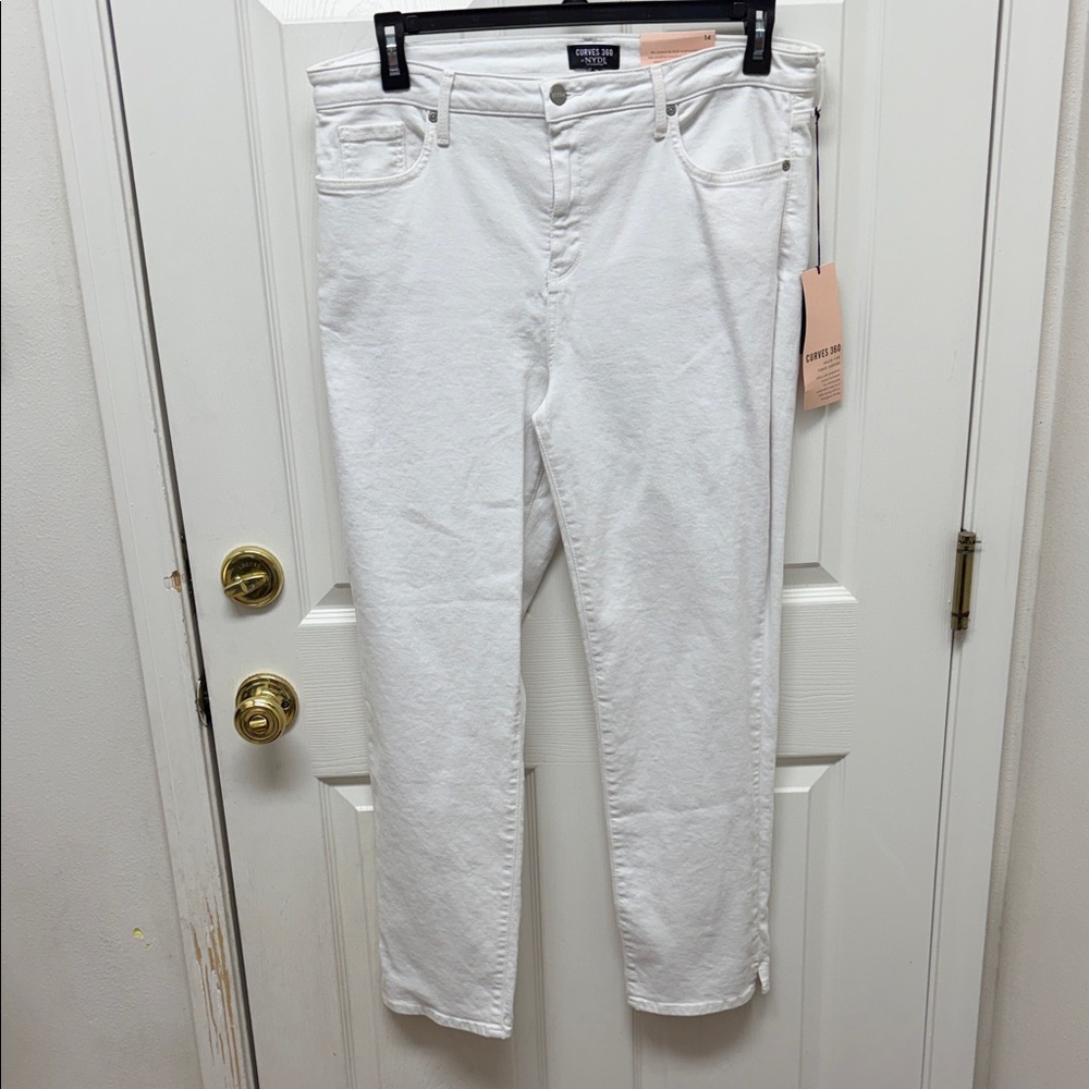 NYDJ Women's White Jeans